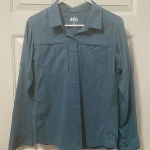 💝 4/$24 - Teal Woman’s Dress Shirt - Rei Co-Op